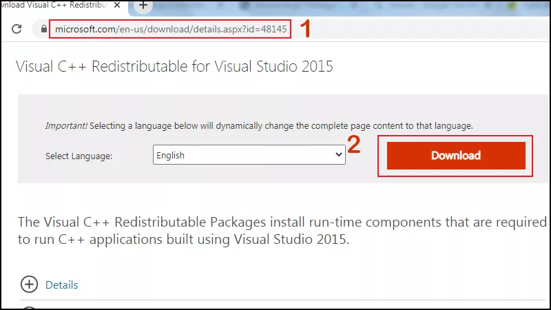 Hướng dẫn cách khắc phục lỗi api-ms-win-crt-runtime-l1-1-0.dll is missing