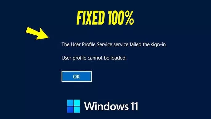 Cách sửa lỗi “The User Profile Service failed the logon” trên Windows 10 mới nhất