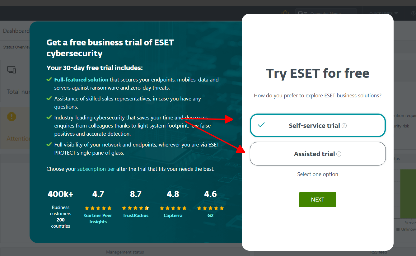 Hướng dẫn tạo key ESET trial mới nhất