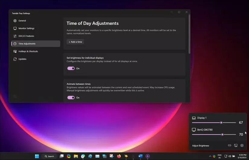 TOP 6 phần mềm kiểm soát độ sáng đa màn hình tốt nhất cho Windows